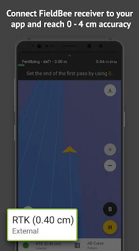 FieldBee tractor GPS navigation screenshot 7