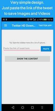HD Twitter Video Downloader screenshot 1