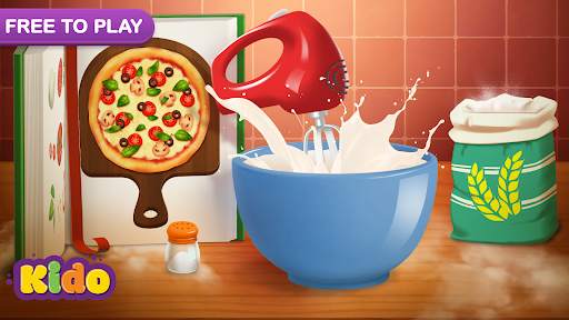 Pizza Baking Kids Games screenshot 2