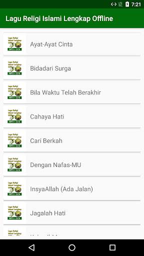 Lagu Religi Islami Offline   Lirik screenshot 2