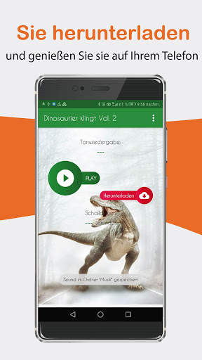 Dinosaurier-Sounds und Klingeltöne. screenshot 3