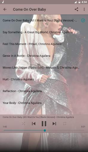 Christina Aguilera Free Album Offline screenshot 1