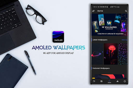 AMOLED Wallpapers 4K - Auto Wallpaper Changer screenshot 1