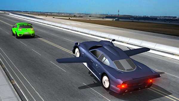 Flying Car Simulation 3d Game;Extreme Car Flyng screenshot 5