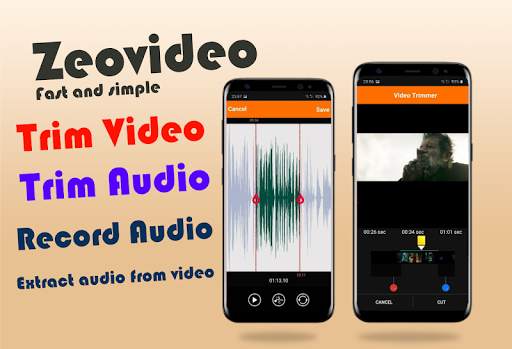 ZeoVideo ,Trim Video , Extract audio from video screenshot 1