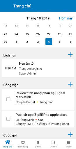 ZipERP CRM Standard screenshot 2