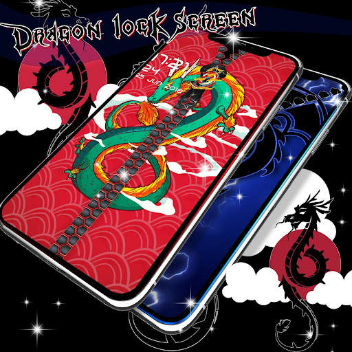 Dragon lock screen zipper screenshot 1