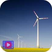 Beautiful Windmill Video Wallpaper