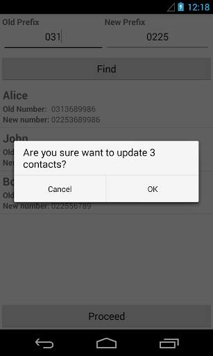 Edit Prefix Number screenshot 3