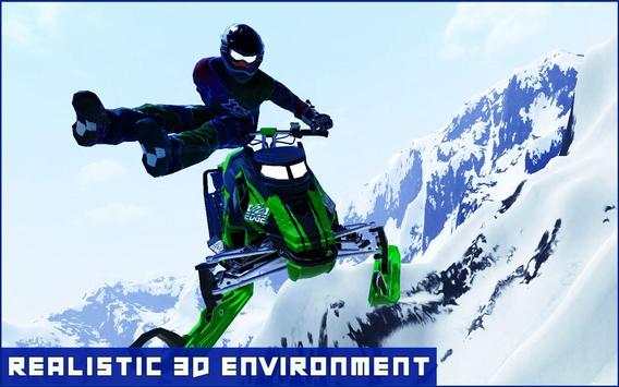 Snow mobile Racing - Offroad action screenshot 4