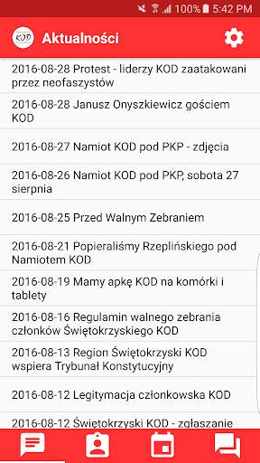 KOD Kielce screenshot 2