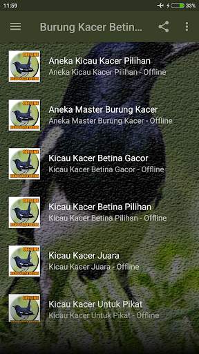 Suara Burung Kacer Betina Gacor screenshot 2