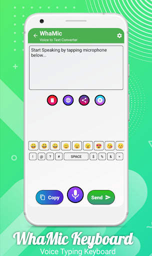 WhaMic Keyboard: Voice to Text Converter App screenshot 1