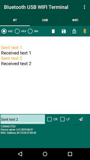 Bluetooth USB WIFI Terminal screenshot 1