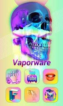 Vaporware GO Launcher Theme screenshot 1