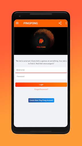 Ping Pong - A social media for Kids screenshot 1