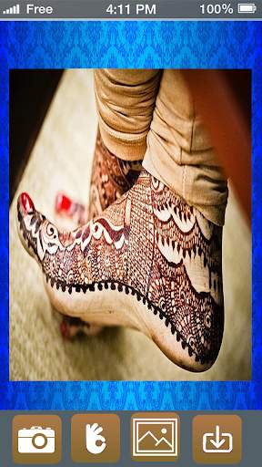 Mehndi Design Photo Editor - H screenshot 3