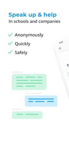 FaceUp: Safe reporting screenshot 1