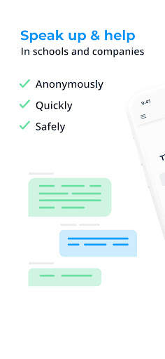 FaceUp: Safe reporting screenshot 1