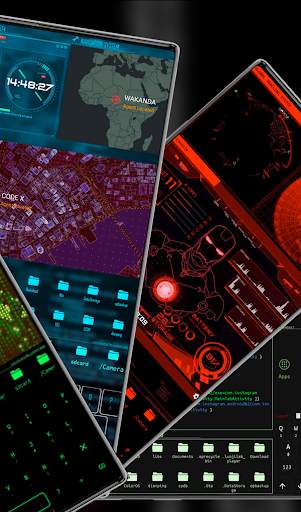 Hacker Matrix Launcher screenshot 2