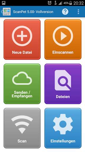SCANPET New - Inventar und Barcode-Scanner screenshot 1