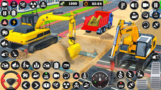 Heavy Drill Excavator Games screenshot 3