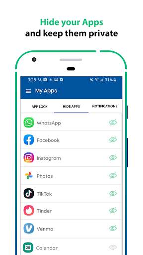 Shield - App Lock & Privacy Home Screen screenshot 2