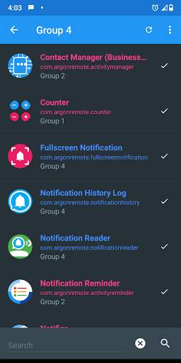 App Drawer 4 تصوير الشاشة
