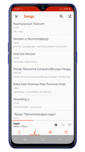Music Player : No ads screenshot 4