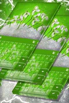 Snowdrop Keyboard Theme screenshot 1