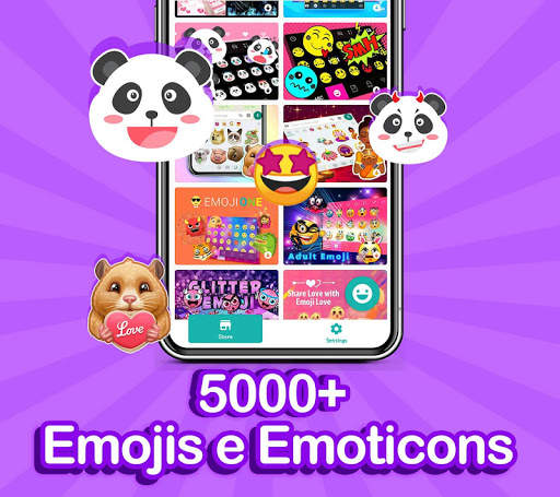 Teclado Kika-Teclado Emoji,GIF screenshot 2