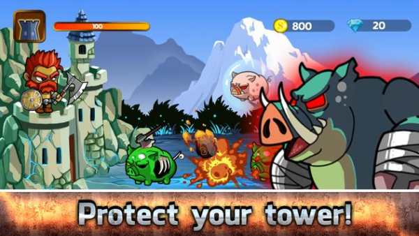 Zombie Defense: Hero Tower screenshot 1