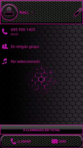 THEME DARK SPACE PINK EXDIALER screenshot 3