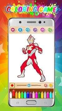 Coloring Game Of Ultraman screenshot 1
