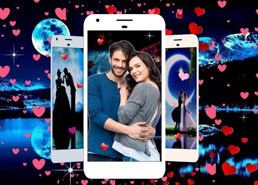 Romantic Night Live Wallpaper 2 تصوير الشاشة