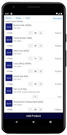Billing App - GST invoice maker/salesman Ordering screenshot 3
