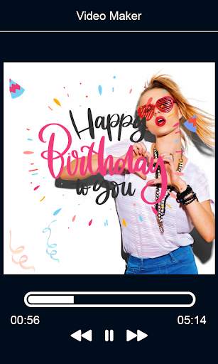 Birthday Effect Video Maker with Song and Name screenshot 5
