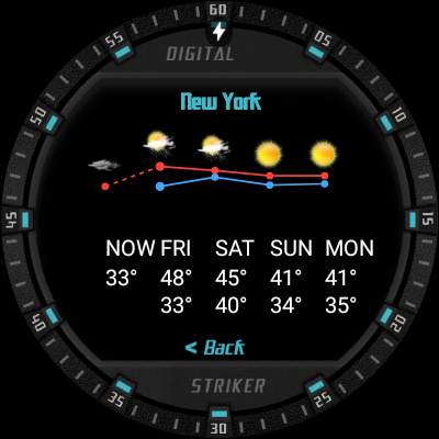 Digital Striker Watch Face screenshot 9