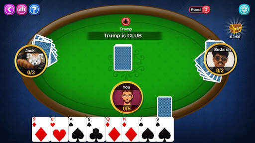 3 2 5 card game - indian card games screenshot 4