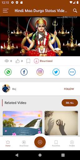 Durga Maa Video Status - Mata Devi Bhajan & Songs screenshot 3