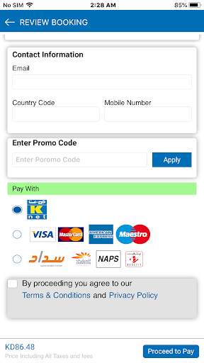 Booking One screenshot 2