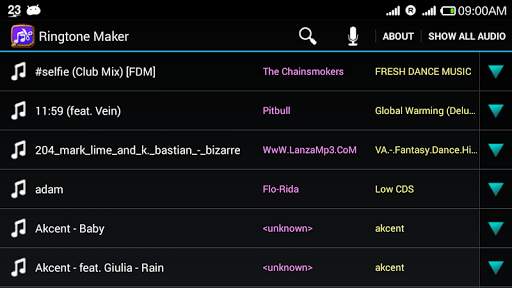 Ringtone maker & Audio Clipper screenshot 1