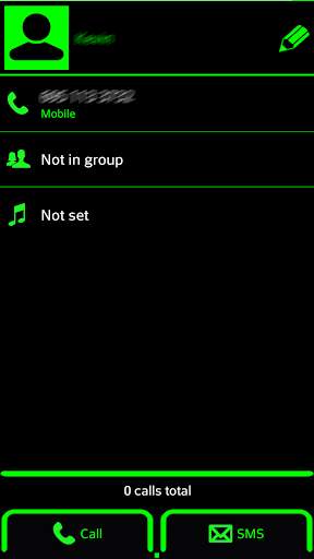 THEME NEON GREEN FOR EXDIALER screenshot 4