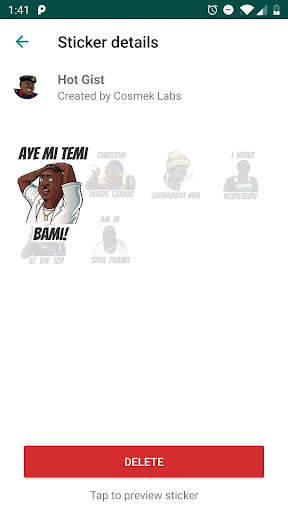 Hot Gist Stickers - Naija WAStickerApps screenshot 2