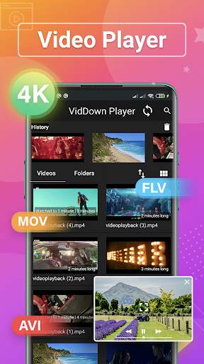 Vmet Player | Video Downloader | Video Player screenshot 1