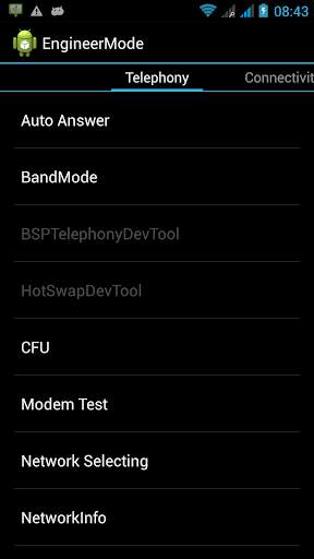 MTK Engineering Mode screenshot 2