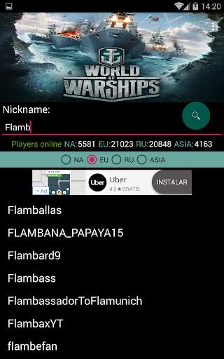 WoWs Stats (World of Warships) screenshot 1