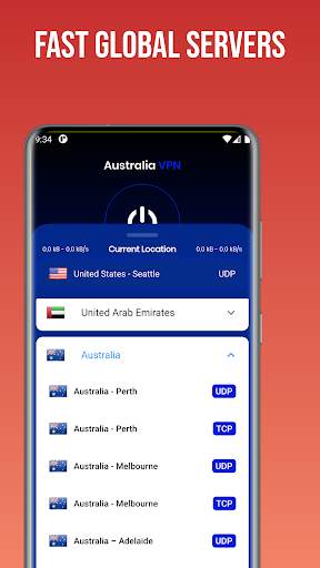 AUSTRALIA VPN - Secured VPN screenshot 3