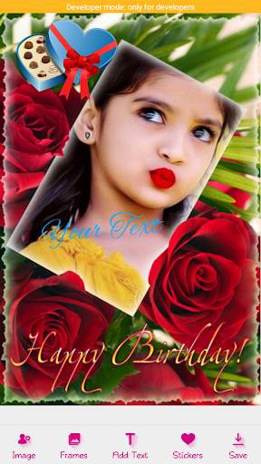 Birthday Photo Frames 3 تصوير الشاشة
