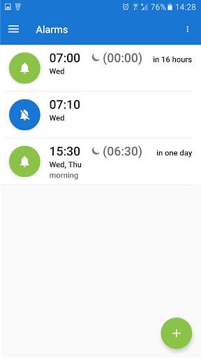 Poweramp Alarm Clock screenshot 1